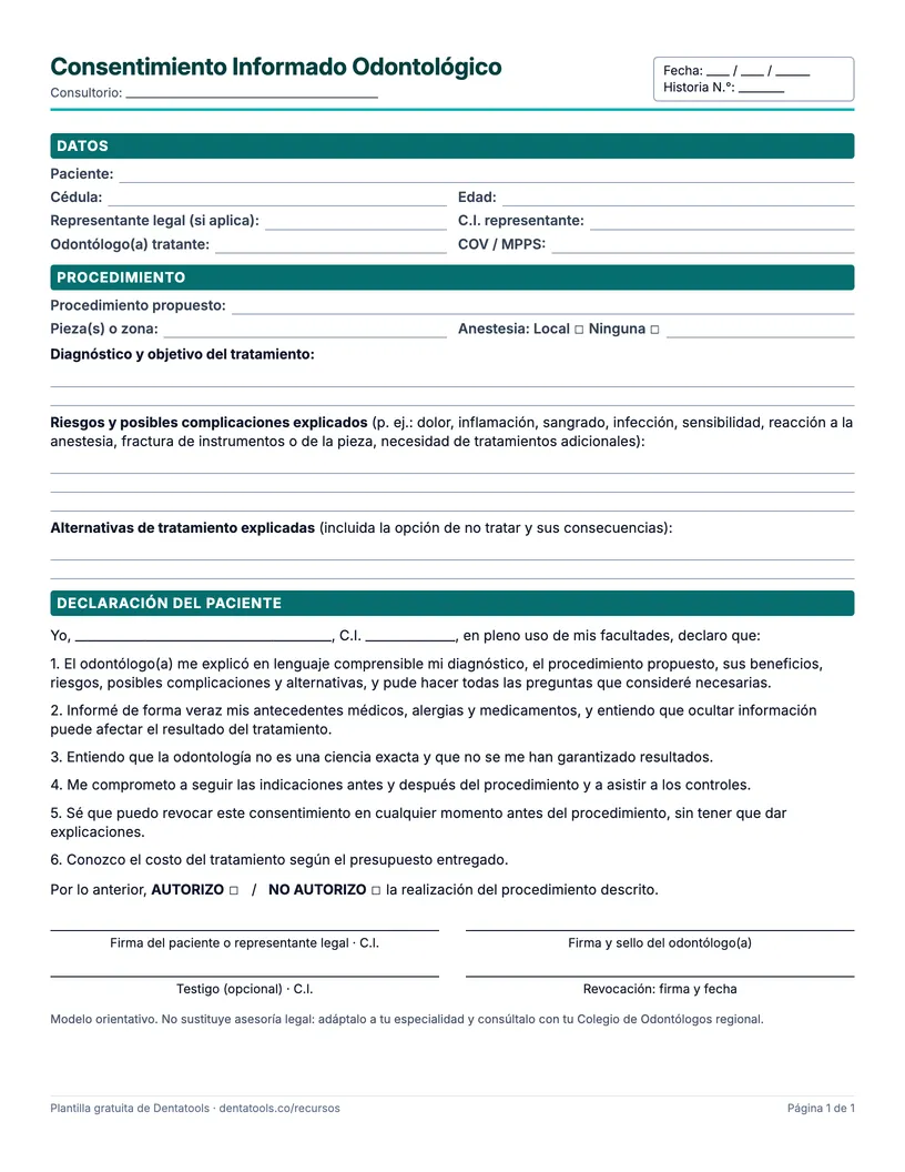Vista previa: Consentimiento informado